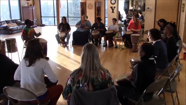 African Drumming Class - Sunu Rhythm смотреть онлайн