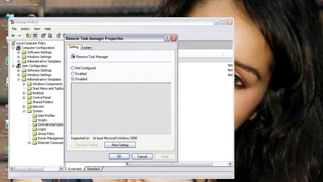 how to enable task manager from your administrator.. (for XP) смотреть онлайн