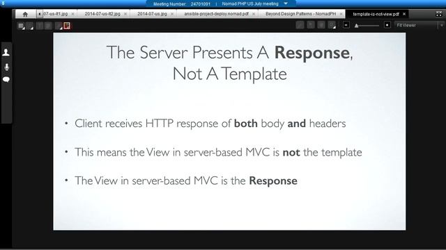 The Template Is Not The View: A Brief Introduction to Action-Domain-Responder смотреть онлайн
