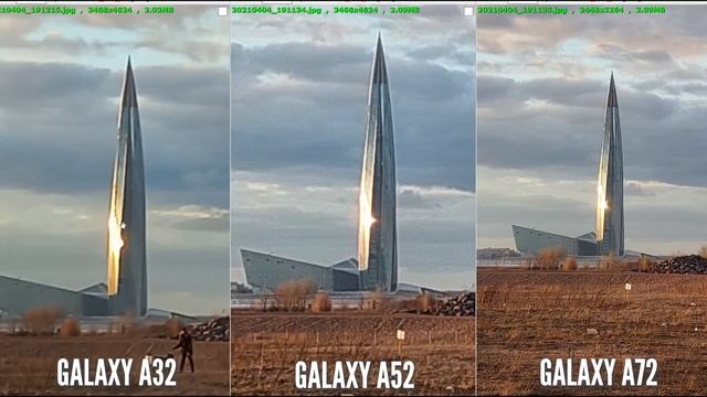 GALAXY A52 Vs GALAXY A72 Vs GALAXY A32. Большой Тест камер