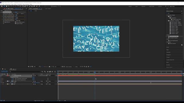 Эффект Displacement Map в Adobe After Effects | Displacement Map in Adobe After Effects смотреть онлайн