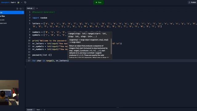 100 Days Of Code | Python | Day 5 | Project : Password Generator смотреть онлайн