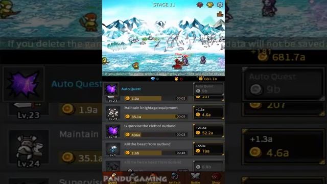 Endless Frontier Gameplay Walkthrough iOS/Android смотреть онлайн