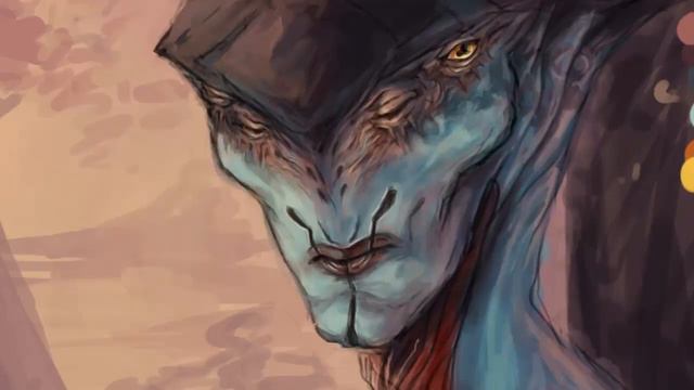 Speed painting Javik from Mass Effect - Closed eyes смотреть онлайн
