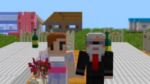 СОНИК И ЭМИ РОУЗ ПОЖЕНИЛИСЬ СВАДЬБА В МАЙНКРАФТ СОНИК В КИНО SONIC MINECRAFT