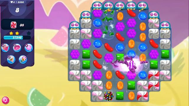 Candy Crush Saga Level 2898 23 Moves смотреть онлайн