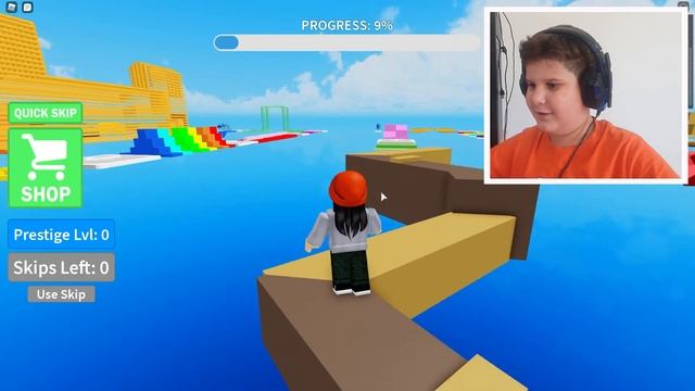 Я пришёл 100 уровень на паркур cool 575 level Roblox смотреть онлайн