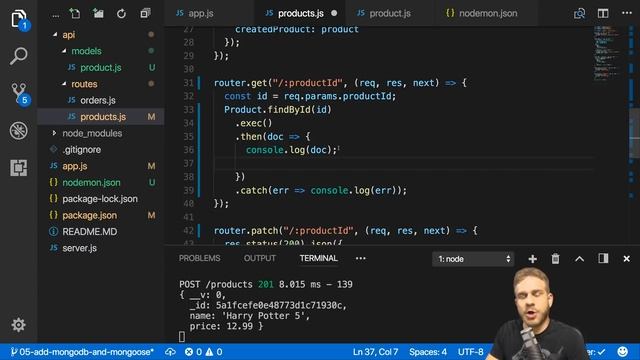 MongoDB and Mongoose | Creating a REST API with Node.js смотреть онлайн