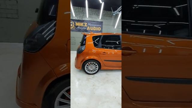 Renault Scenic 2 Orange Tuning