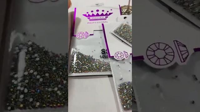 Стразы для ногтей Сваровски!!! смотреть онлайн