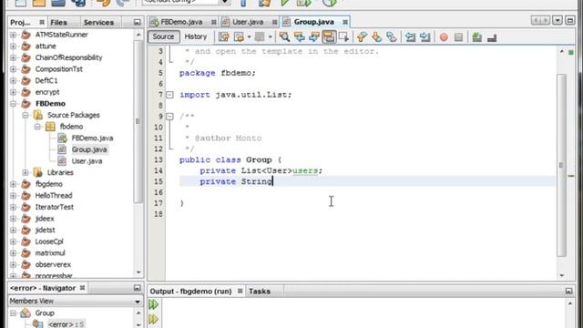 Observer pattern with a facebook group demo part 1 смотреть онлайн