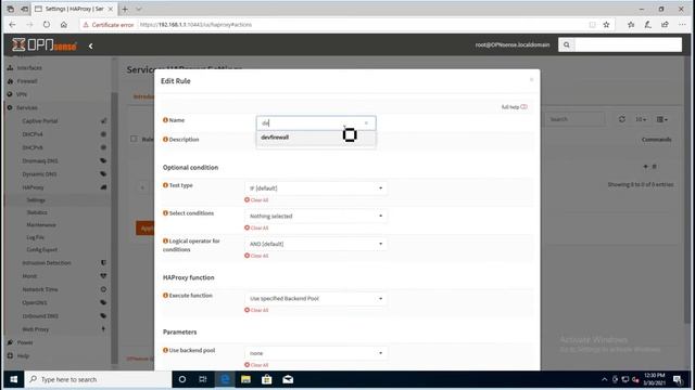 HAProxy Configuration in OPNsense - March 2021 смотреть онлайн