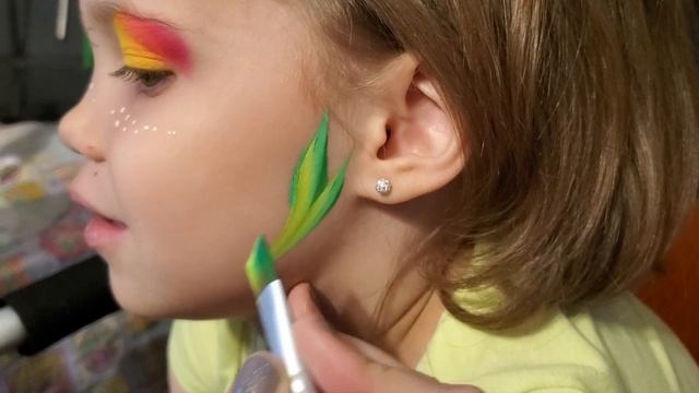 Spring Scene - Face Paint Tutorial смотреть онлайн
