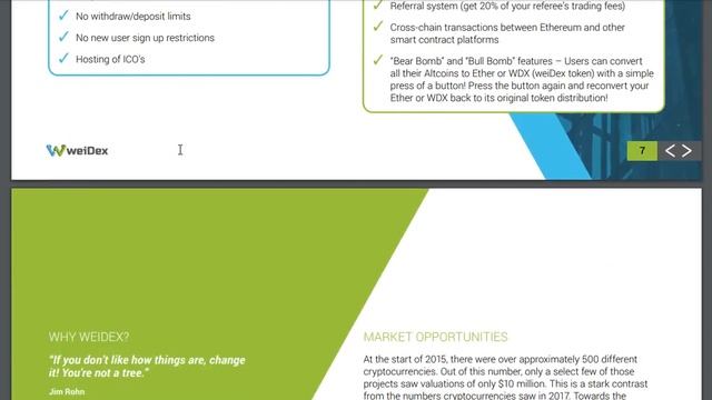 weiDex ICO (RU) 2 смотреть онлайн