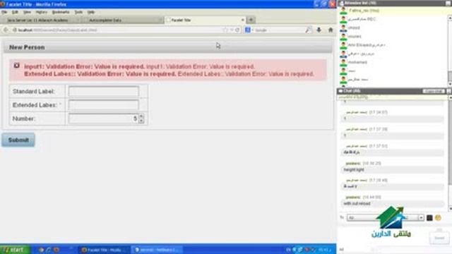 Java Server Faces Aldarayn Academy lecture 11‬ YouTube смотреть онлайн