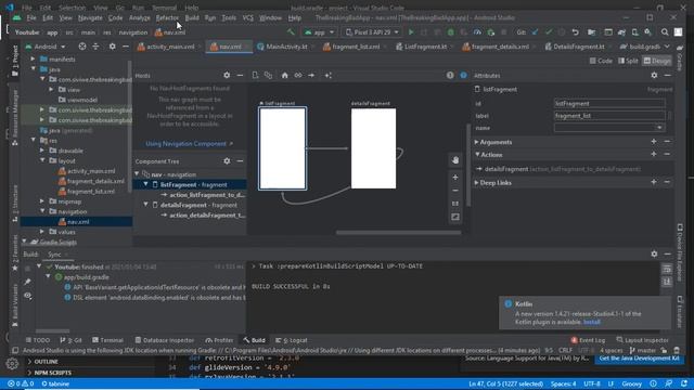 Android Kotlin Jetpack MVVM Tutorial Part 1 - Navigation смотреть онлайн