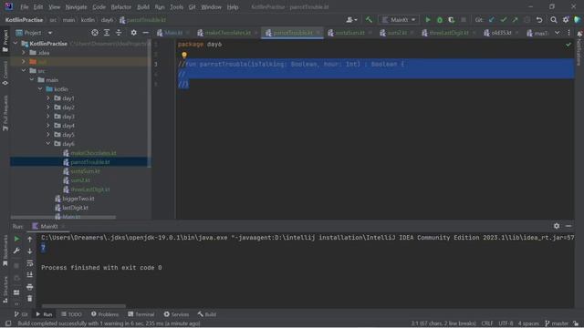 5 questions per day Kotlin Problem Solving || Functions || Day 6 смотреть онлайн