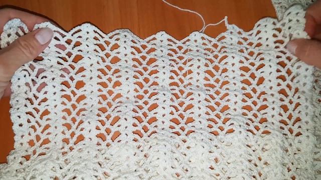 Кофточка крючком . Часть 3. Пройма под рукав, Соединение деталей. смотреть онлайн