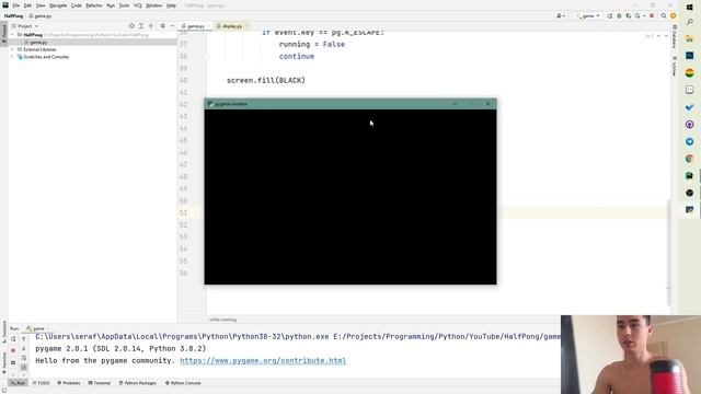 Как сделать Пинг-Понг на Python и PyGame смотреть онлайн