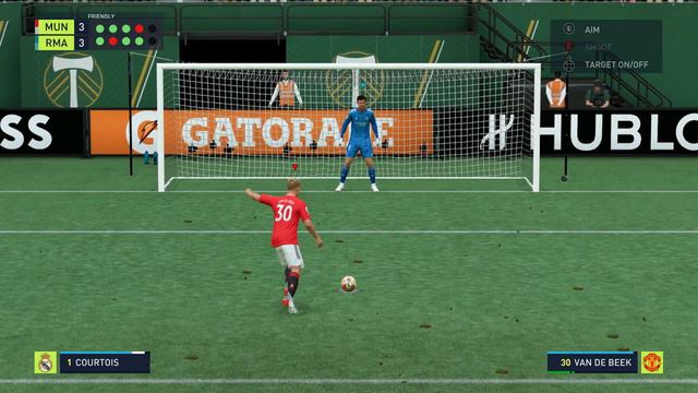 MANCHESTER UNITED vs REAL MADRID [Penalty shootout] FIFA 22 смотреть онлайн