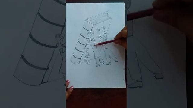 Parents help Child's Education Sketch @ARTWITHRIYYA смотреть онлайн