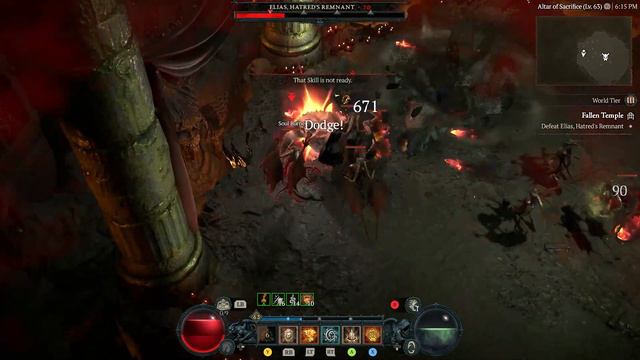 Level 63 Druid Vs Level 70 Capstone Dungeon Elias Diablo 4 смотреть онлайн