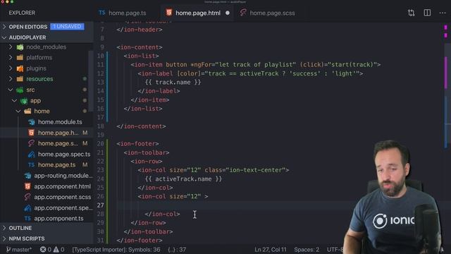 How to Build a Simple Ionic 4 Audio Player смотреть онлайн