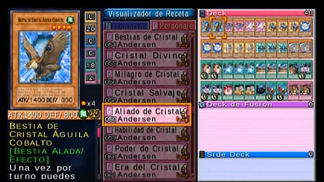 Yu-Gi-Oh! GX Tag Force 2 Decks Recipe Jesse Anderson Deck Crystal Beast смотреть онлайн