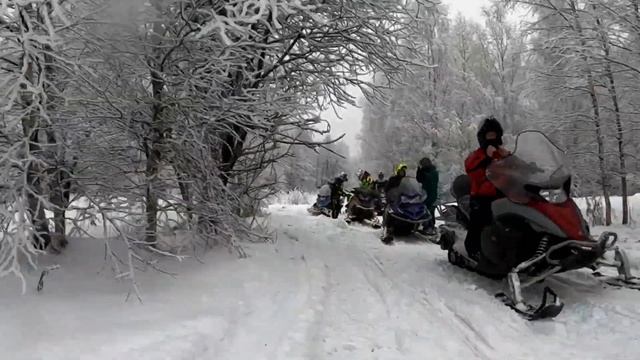 Пробег на снегоходах Конаково Ривер Клаб смотреть онлайн
