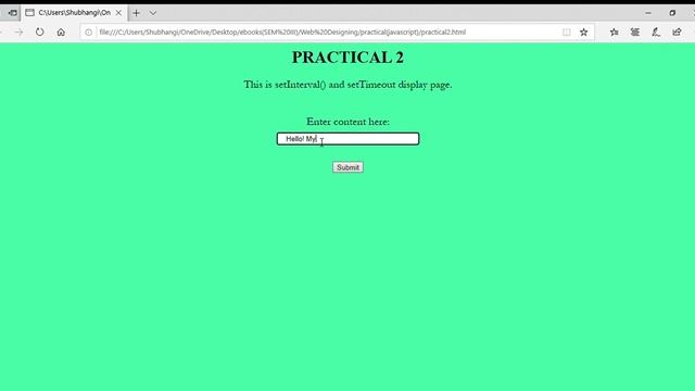 JavaScript setInterval and setTimeout смотреть онлайн
