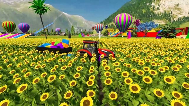 LOADING DONUTS & TRANSPORTING WITH LANDINI TRACTORS CHALLENGE - Farming Simulator 22 смотреть онлайн