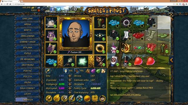 Shakes & Fidget - w9 - maciek0081 - #89 Po urlopie - 281lev! 300 awki w 6 minut ? смотреть онлайн