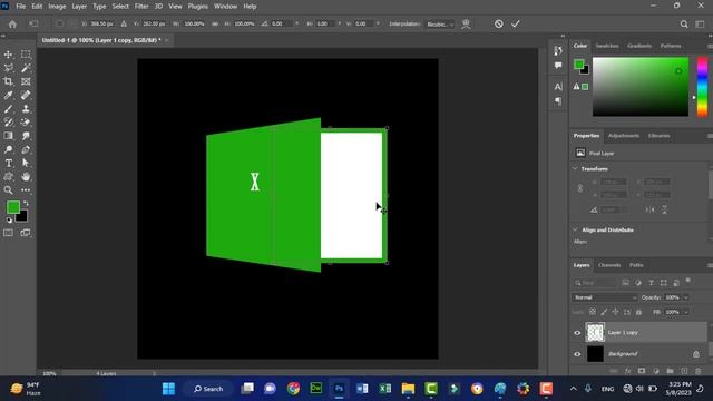 How to make MS excel logo in photoshop cc | Easy and Simple method смотреть онлайн
