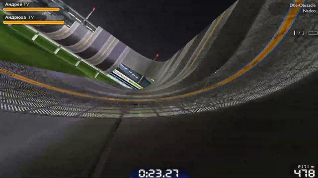 Прохождение Trackmania Nations Forever *Красный* трасс D06-D08