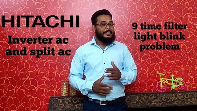 How To Solve Hitachi Split Ac 9 Time Light Blink Problem| Hitachi Split Ac 9 Time Light Blinking