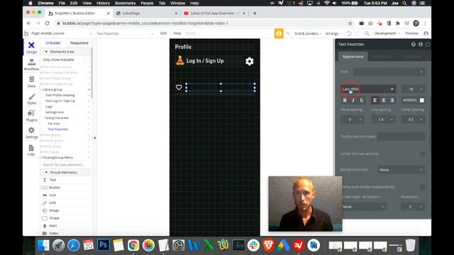 Build a Mobile Fitness App with Bubble.io - Pt 14 Add to Favorites Functionality Bubble Tutorial смотреть онлайн