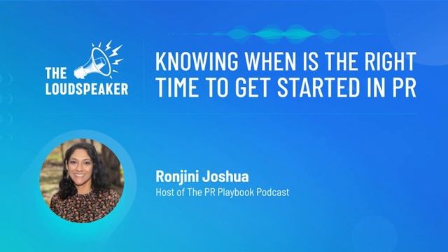 Knowing the right time to get started in PR смотреть онлайн