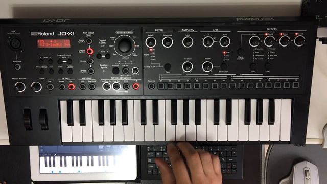 RUNNING (INFORMATION SOCIETY) Synth Cover Roland JD-Xi смотреть онлайн