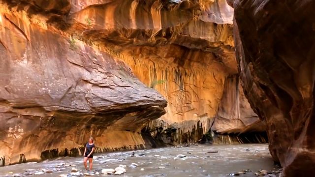 ? САМЫЙ МОКРЫЙ ХАЙКИНГ! ? Юта США Zion Narrows Trail | Нэрроуз Зайон | ВЛОГ Путешествие VLOG смотреть онлайн