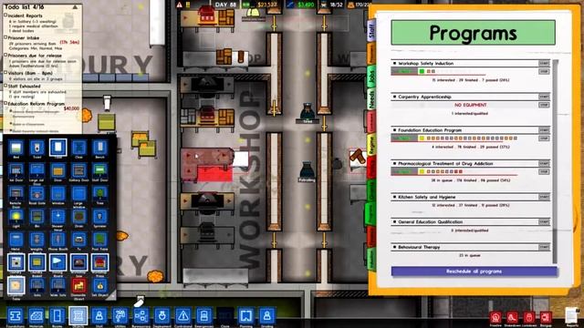 Prison Architect HD Walkthrough Part 43: Sweatshops смотреть онлайн