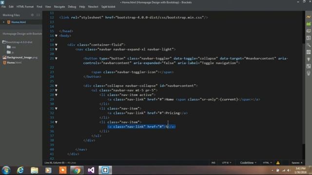 How to Make Homepage Design with Bootstrap смотреть онлайн