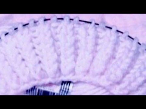 Английская резинка 1×1, без накидов. Спицами. смотреть онлайн