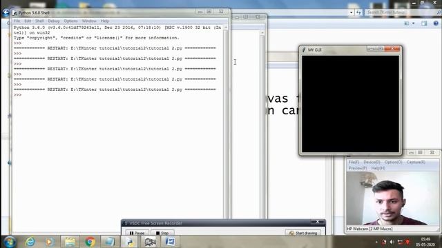 PYTHON BASED --DEVELOP GUI (Tkinter ) DEVELOP A CANVAS смотреть онлайн
