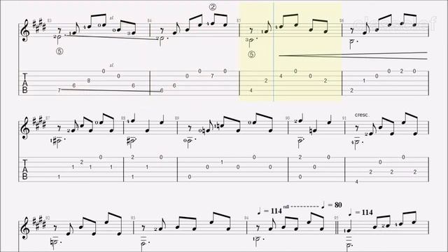 TAB/Sheet: Lejos de Casa (Far from Home) by Maximo Diego Pujol [PDF + Guitar Pro + MIDI] смотреть онлайн