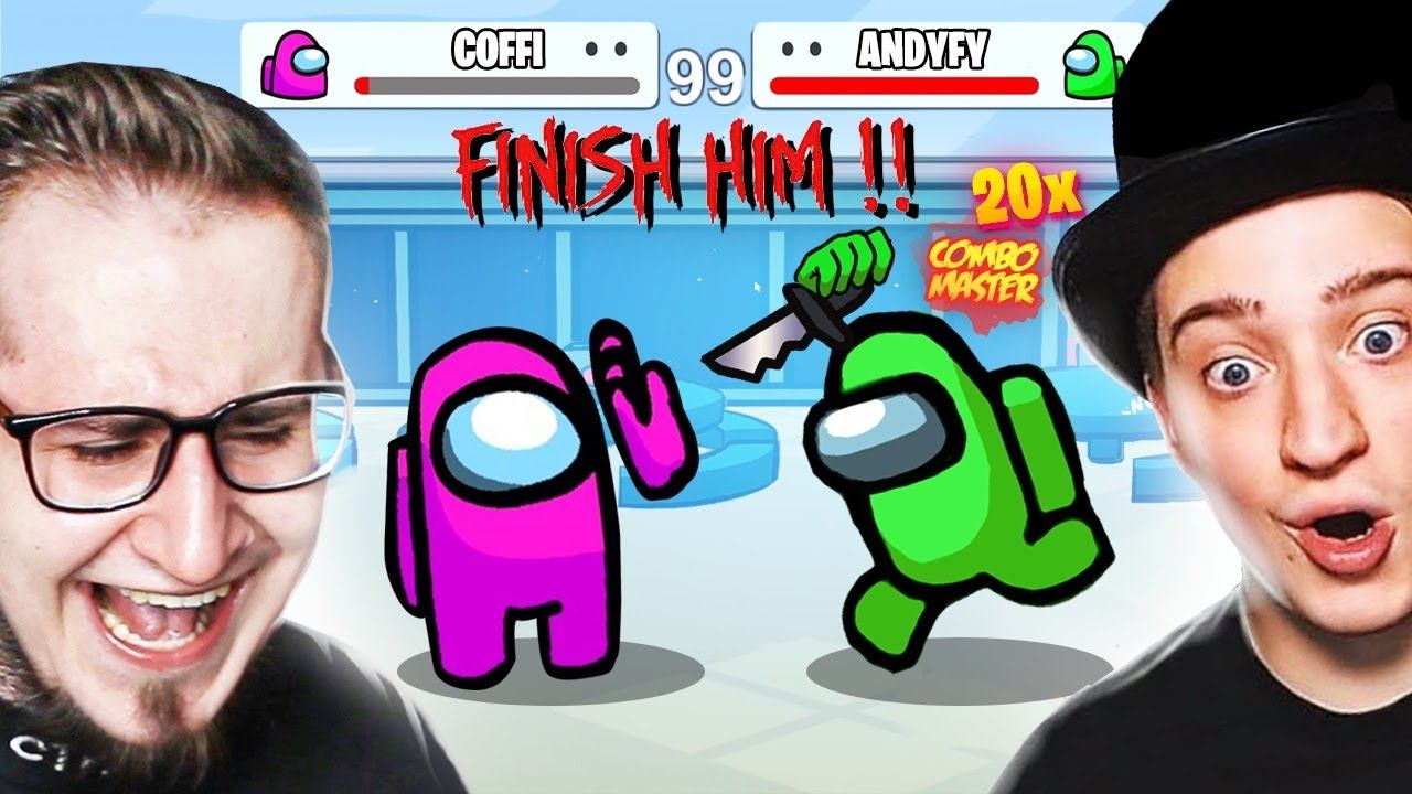 МОРТАЛ КОМБАТ В АМОНГ АС! БИТВА COFFI vs ANDYFY В НОВОМ AMONG US смотреть онлайн