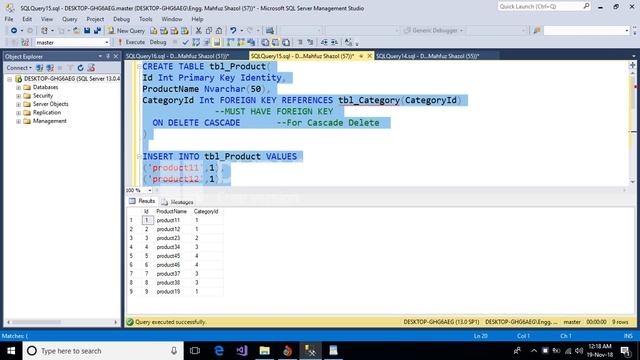 How To Cascade Delete In SQL Server смотреть онлайн