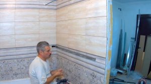 Как сделать полку в ванной с помощью кафеля и гипсокартона?