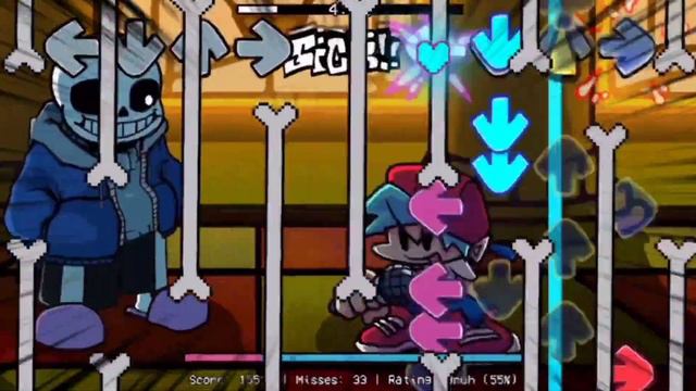 Sans is insane 💀 (FNF Vs Undertale Mod) смотреть онлайн