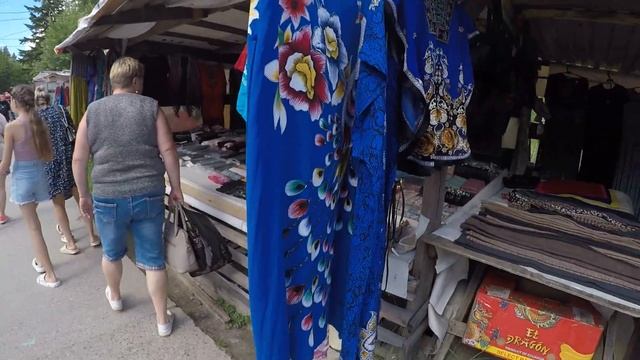 Бурятия,Аршан.Рынок с монгольским товаром.13 июля 2023 года.