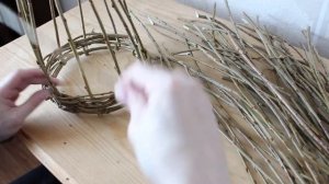 Изготовления корзины из ивы (первый опыт)